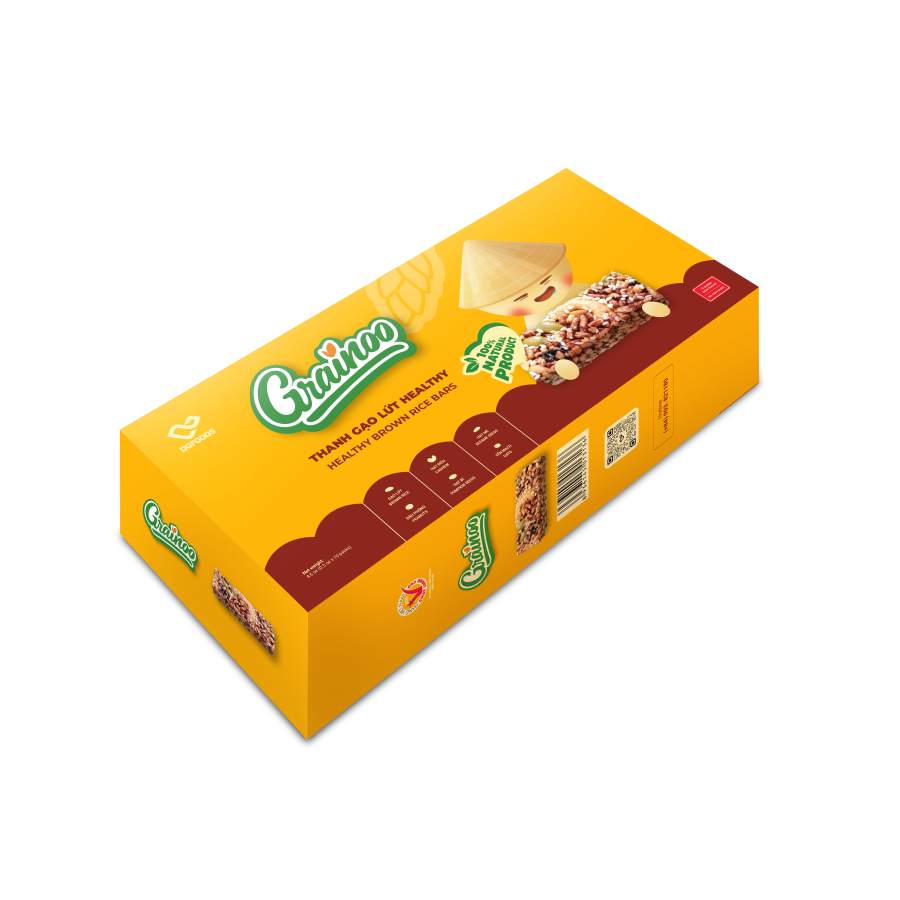 Thanh hạt gạo lứt 130g